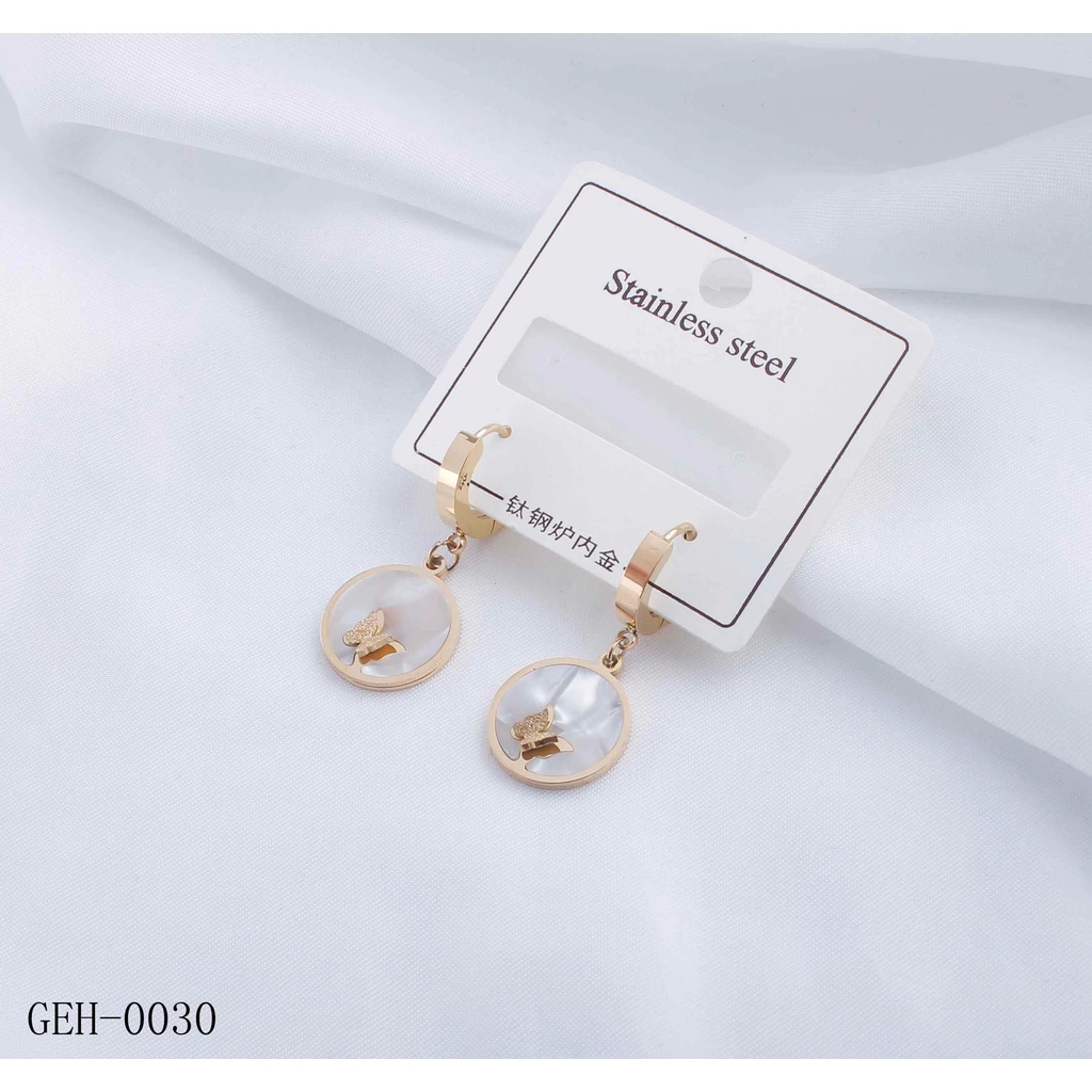 Anting Titanium Permata Perhiasan Wanita 0030/1589