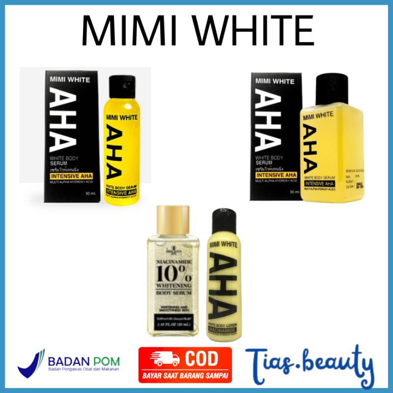 AHA MIMI WHITE SERUM / SERUM AHA MIMI WHITE PEMUTIH KULIT