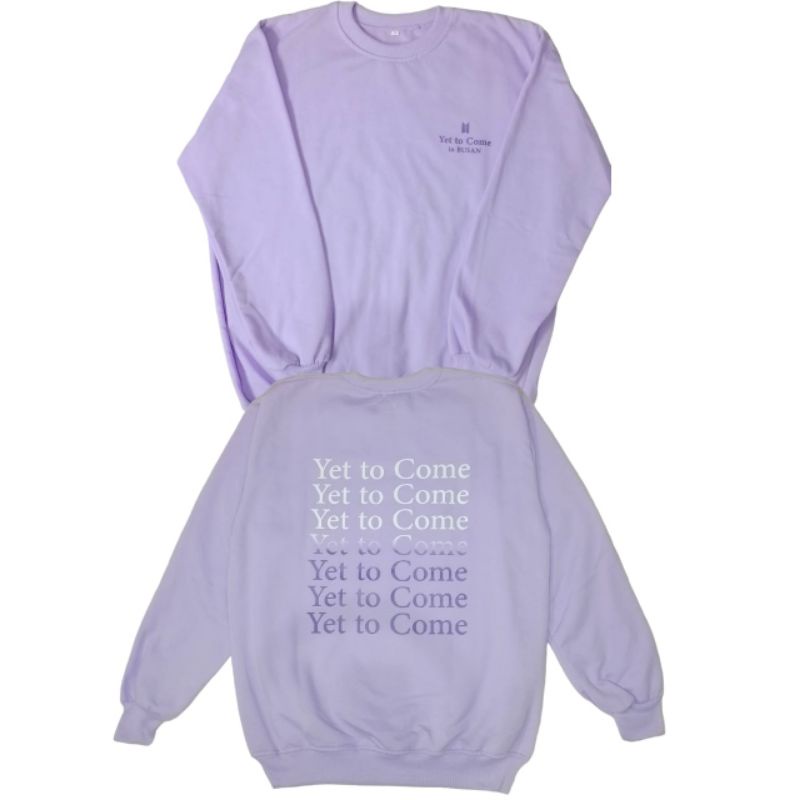 SWEATER YET TO COME SWEATER BTS CREWNECK PRIA WANITA