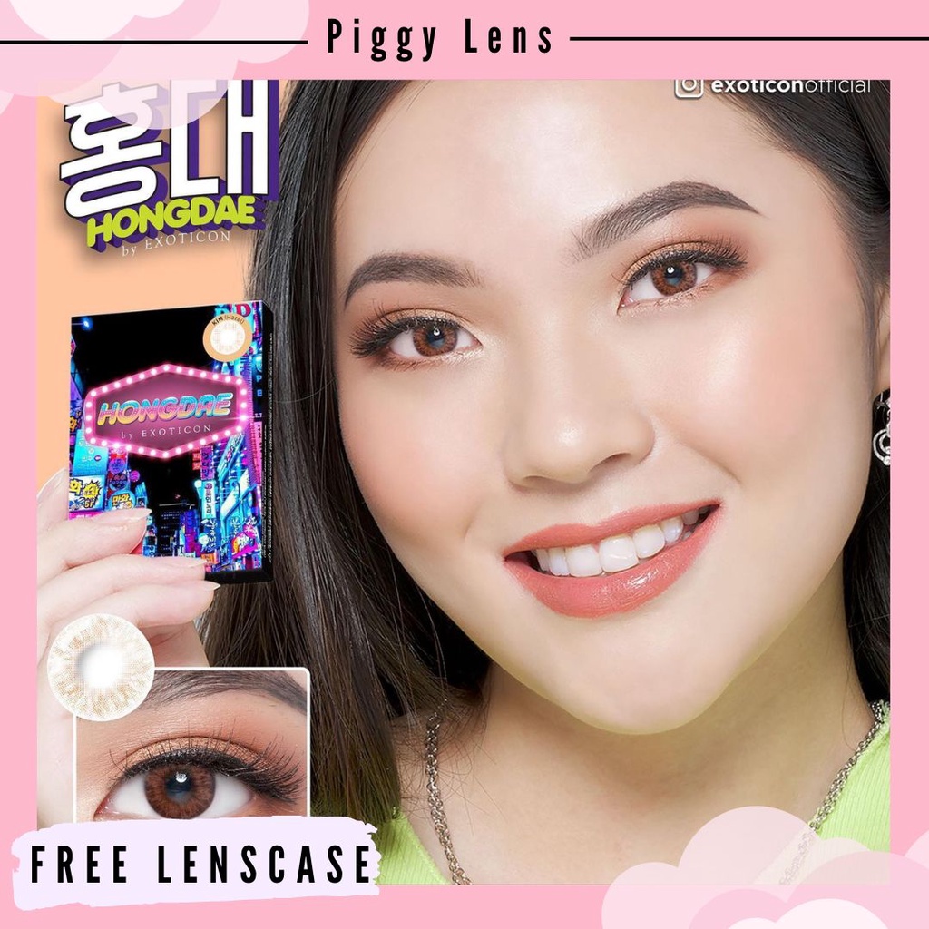 SOFTLENS X2 HONGDAE Normal &amp; Minus -0.50 sd 6.00 + FREE LENSCASE