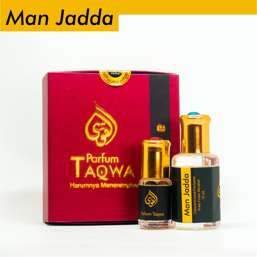 Parfum Taqwa MAN JADDA 12 ml [ Beli 1 Gratis 1 ] | Parfum Sholat MAN JADDA [ Non Alcohol ]