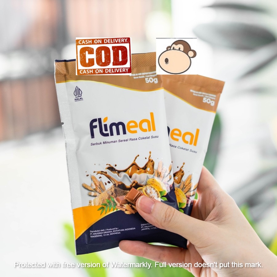 Flimeal Flimty Minuman Sereal Pengganti Makan Halal BPOM isi 12