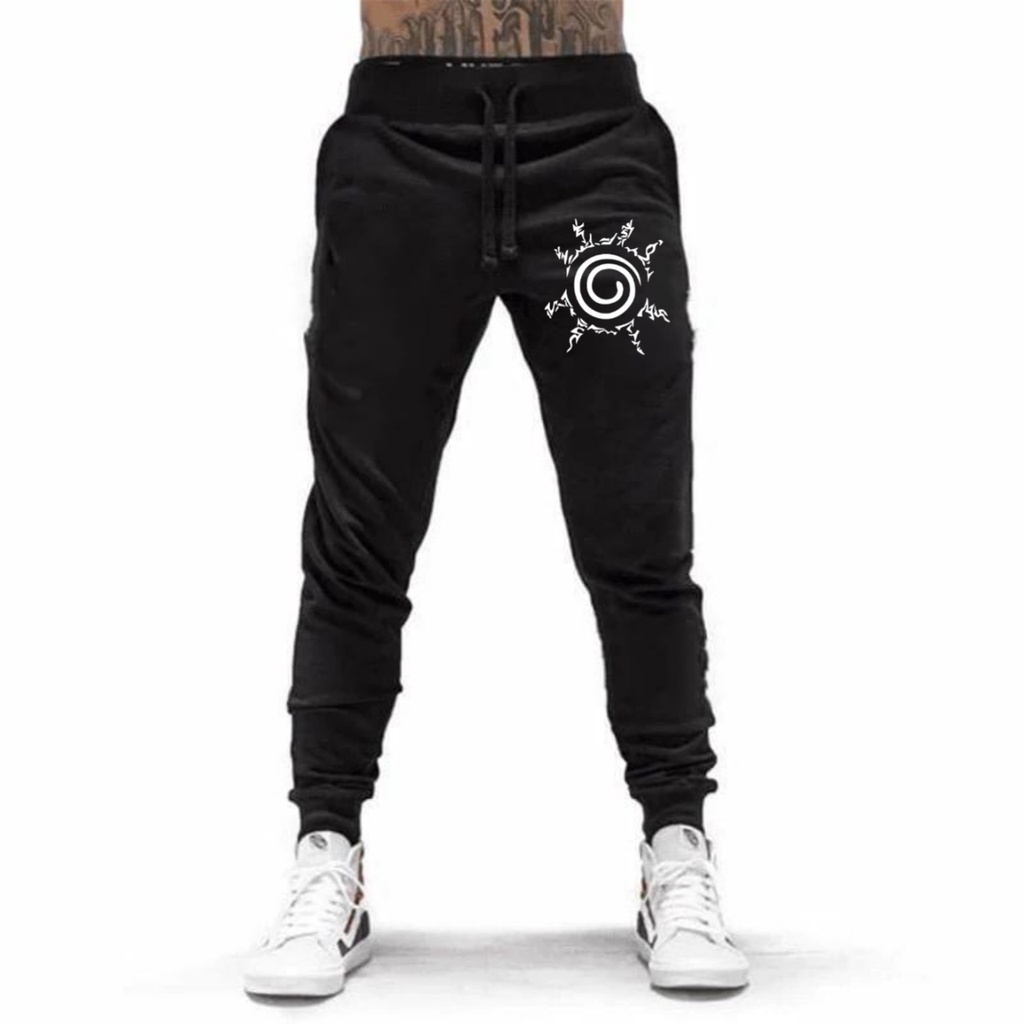 CELANA PANJANG JOGGER GAMBAR SEGEL UNISEX BAHAN FLEECE TEBAL / KUALITAS BAGUS / JOGGER PRINTING