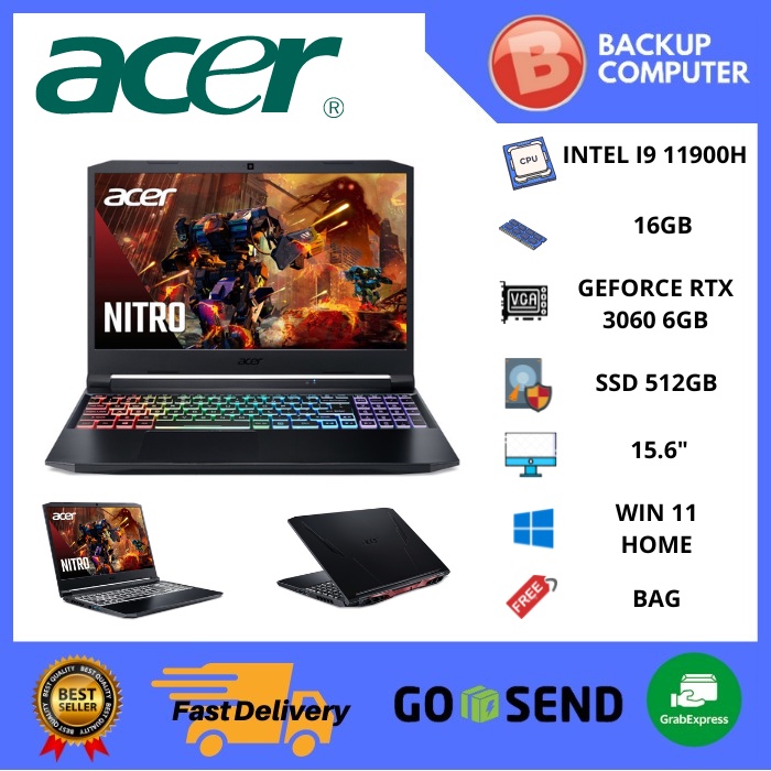 ACER NITRO AN515-57-921P NH.QEUSN.004 i9-11900H