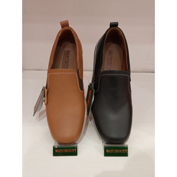 WATCHOUT WV30078 Sepatu Slop Full Kulit Original