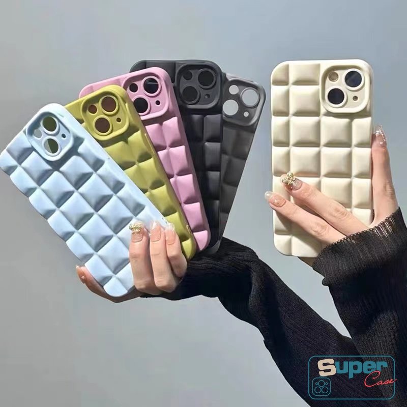 Soft Case Matte Warna Permen Gaya Vintage Untuk iPhone 7Plus 8Plus 6 6s 7 8 Plus 11 12 13 14 Pro MAX XR X XS MAX SE 2020