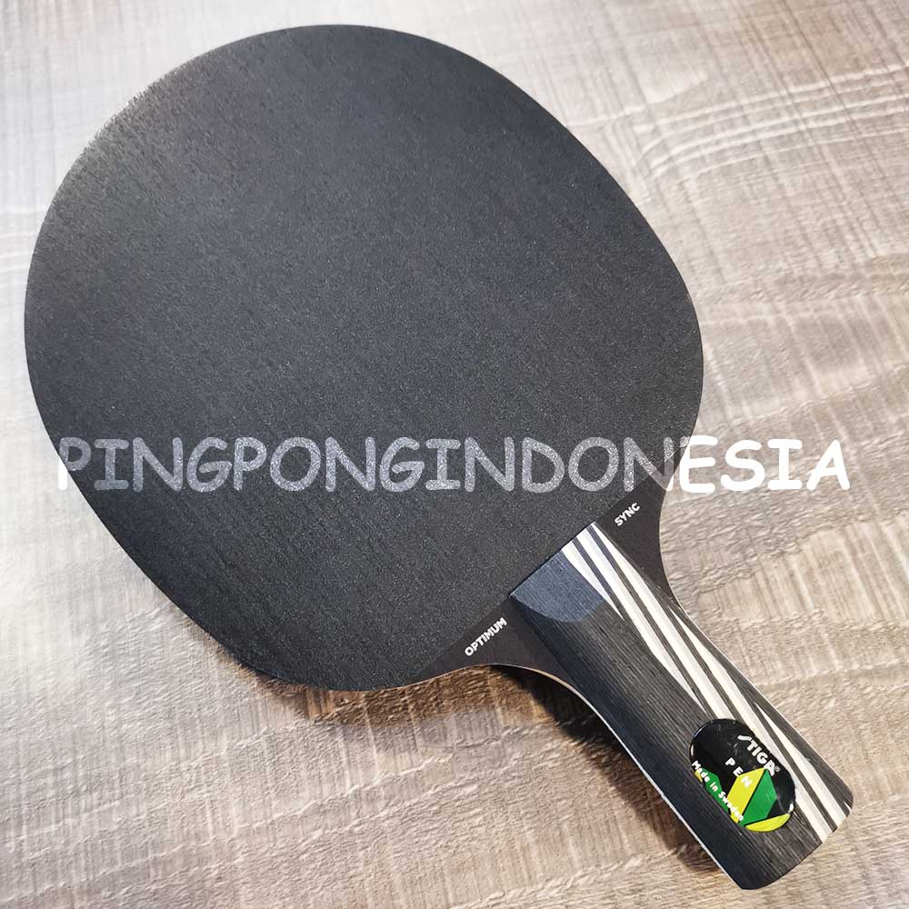 Stiga Optimum Sync JTTAA - Penhold - Blade Kayu Pingpong Tenis Meja Bat Bet Allround Offensive