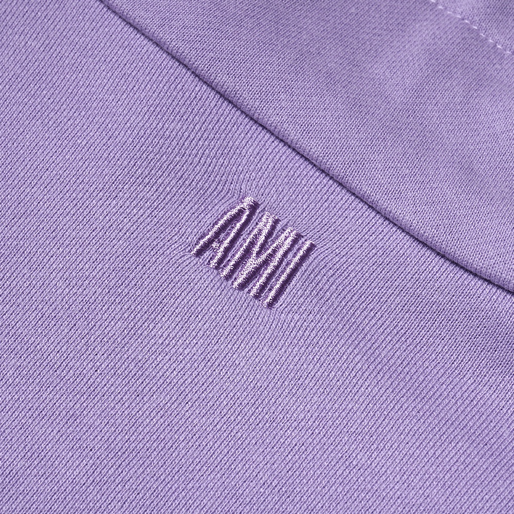 4M1 de Coeur Solid Logo Half Zip Jacket Purple