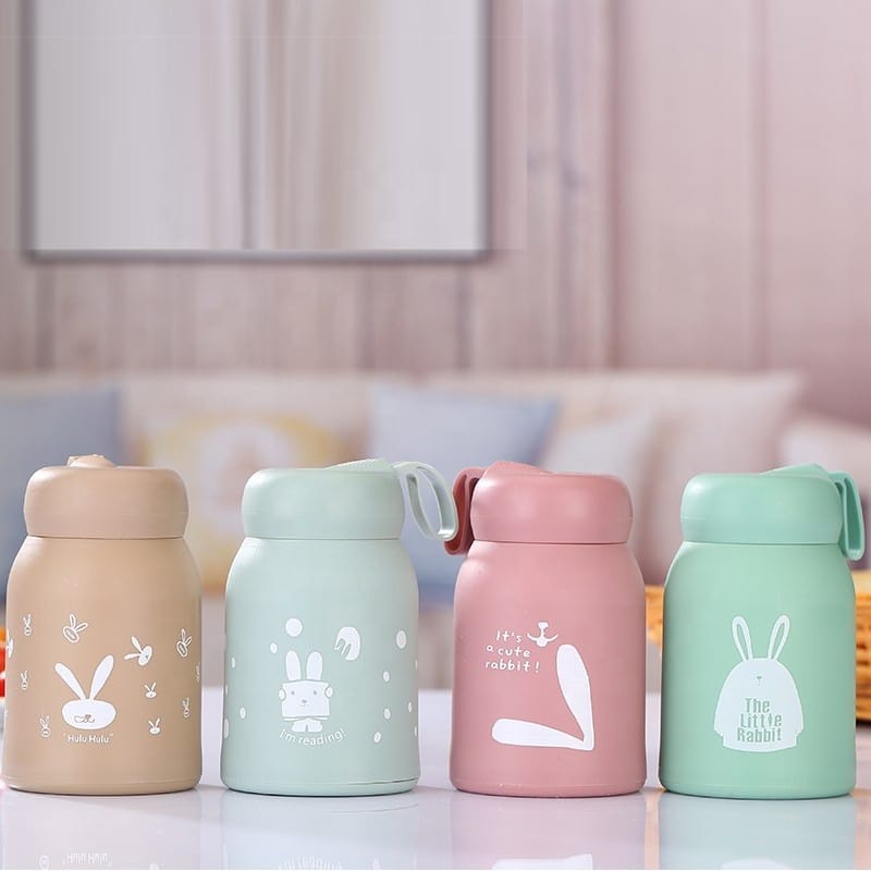 botol minum kaca rabbit 330ml botol minum kaca mini