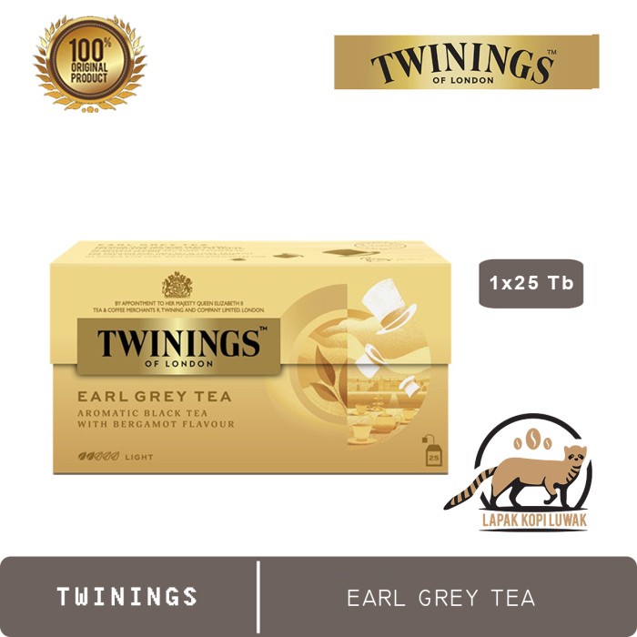 

TWININGS TEA VARIAN EARL GREY TEA