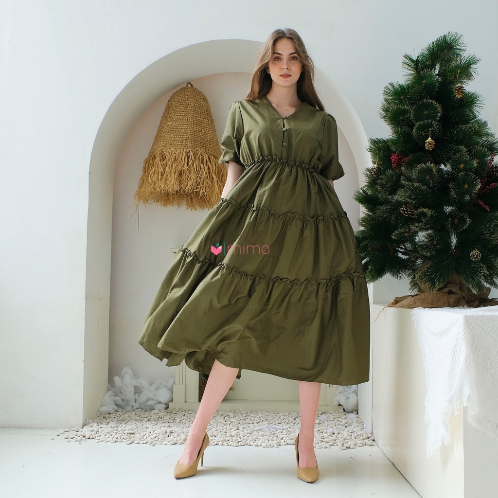 Sisca Cotton Dress (Christmast Collection )