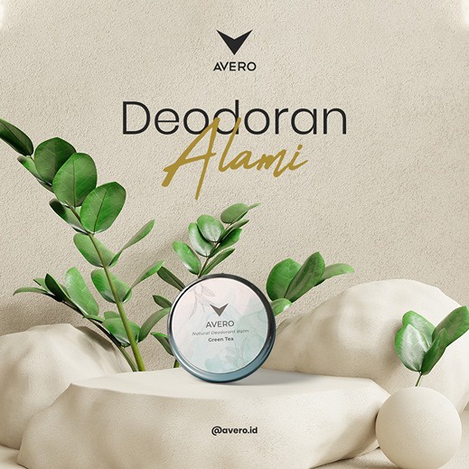 Avero natural deodorant | deodorant alami| tanpa baking soda |untuk kulit sensitif