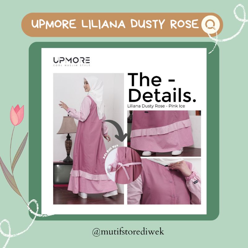 MUTIF GAMIS UPMORE LILIANA DUSTY ROSE-PINK ICE