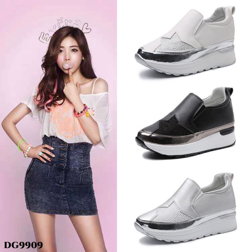 PRF Sneakers High Wedges Fashion Korea DG9909