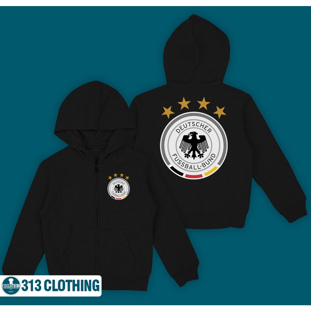 Jaket Hoodie Zipper Anak Germany Zipper Hoodie Anak Germany Jaket Bola Germany