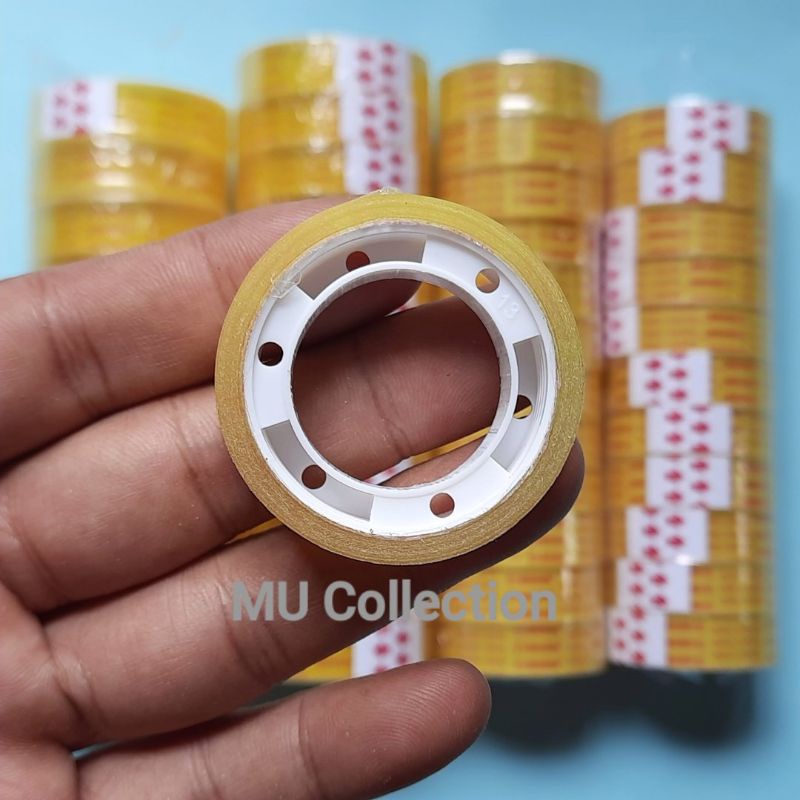 

12 pcs Isolasi bening kecil 10 yard