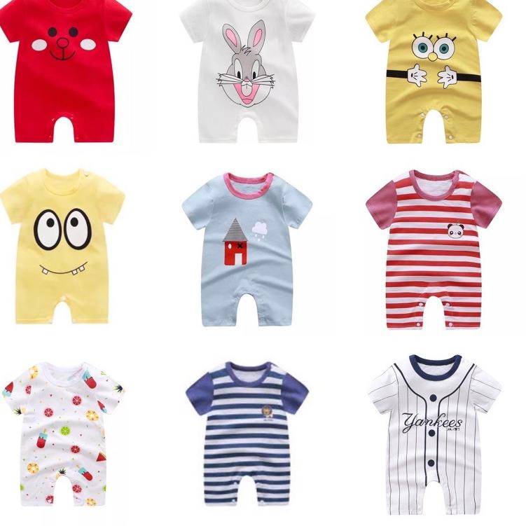 TELAH HADIR Jumper bayi baju bayi lengan pendek baju bayi import baju bayi laki laki jumper bayi lak