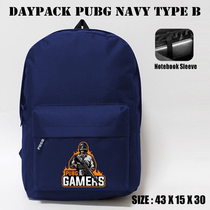 Tas Pubg - Tas Sekolah P U B G - Tas Ransel Game Evos - Backpack Gaming Pubg