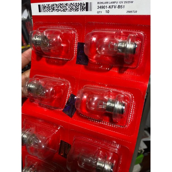 bohlam lampu depan dop lampu depan Honda AHM 12v 25watt beat supra125 grand Vario legenda prima old