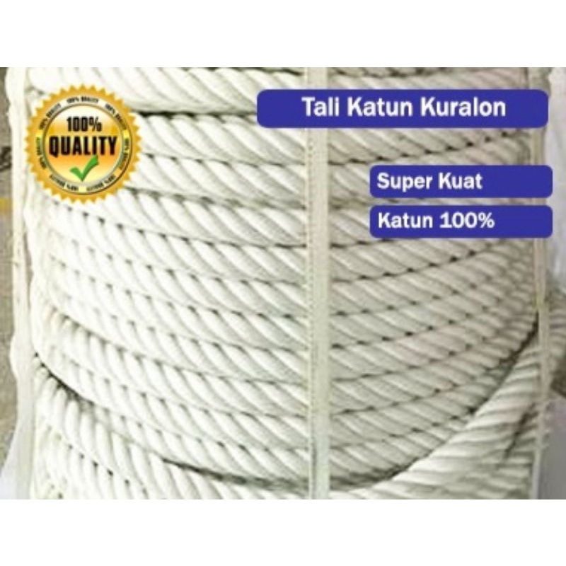 TALI KURALON KATUN 22 MM / TALI IKAT KAYU / TALI TARIK MOBIL / TALI KATUN