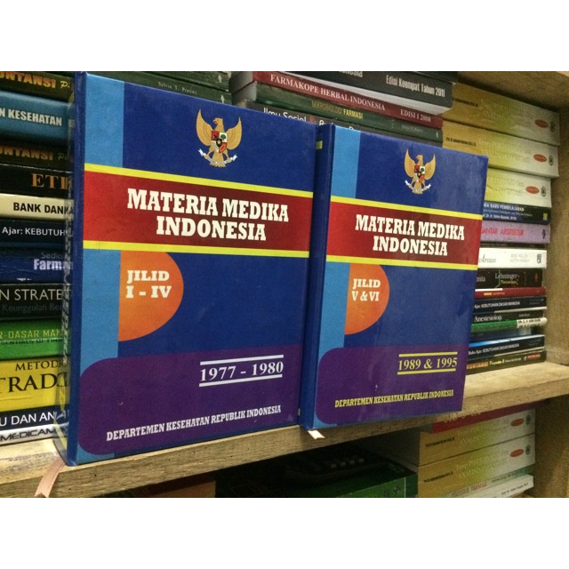 Jual PAKET 2 BUKU MMI : BUKU MATERIA MEDIKA INDONESIA [ORIGINAL ...