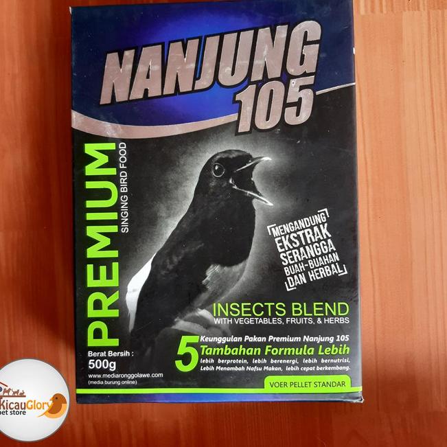 Nanjung 105 Voer Pelet Ebod Jaya Pakan Burung Juara Lomba Untuk Murai