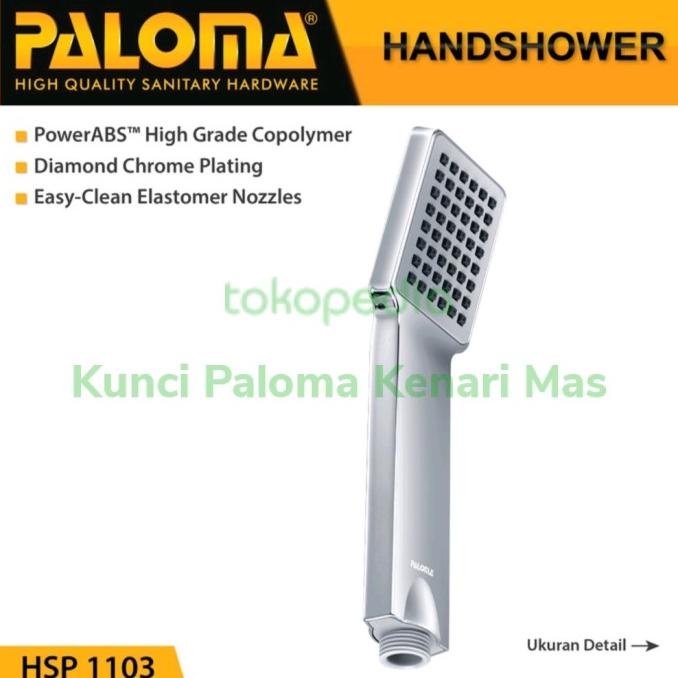 PALOMA HSP 1103 KEPALA SHOWER MANDI HAMD SHOWER PALOMA ABS paling rame