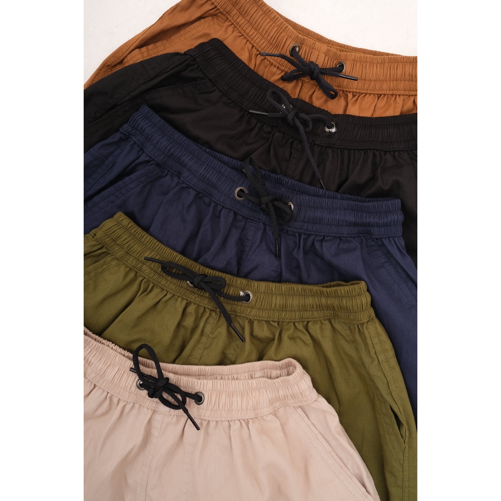 SANVANINA Celana Pendek Pria Atas Lutut Boardshort Astro Army Green AS-01C