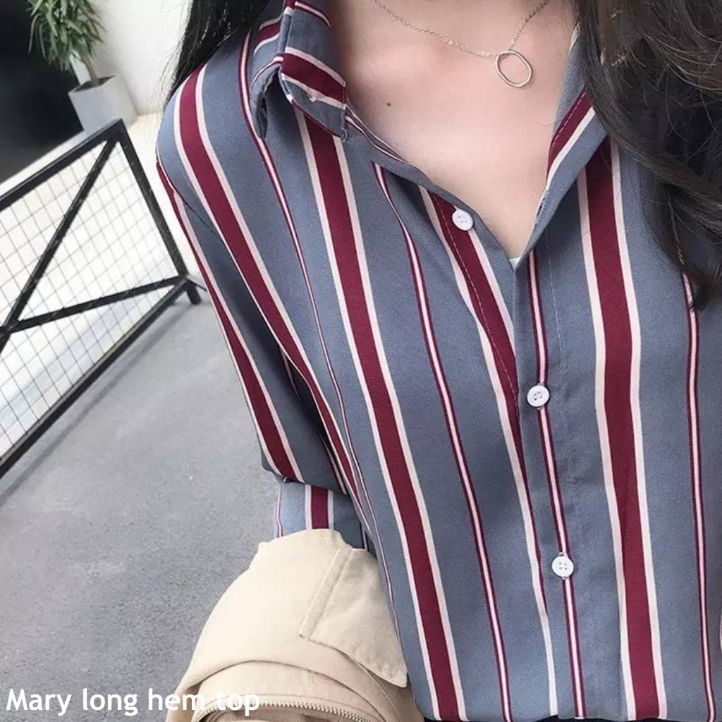 Mary long hem top - Thejanclothes