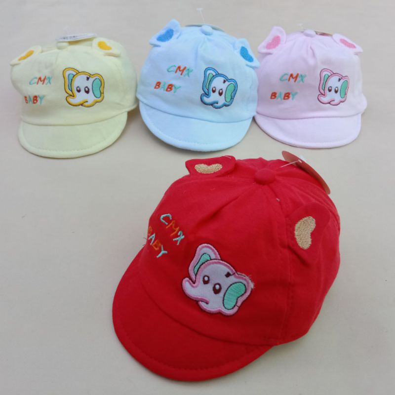 TOPI ANAK IMPORT/TOPI BABY 0-12 BLN/TOPI