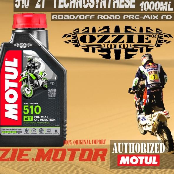 OLI MOTUL 510 2T 1000ml FD SAMPING ASLI IMPORT ORIGINAL FRANCE