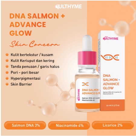 Jual Serum Ulthyme DNA Salmon Collagen + Advance Whitening Glow Series ...