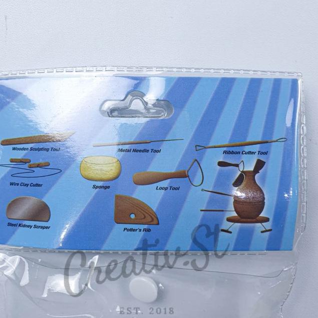 

Clay Tool Set Pottery Sculpting Set E 005-8B V-tec