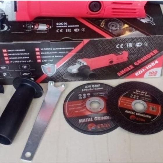 EDON ED1-1054 MESIN GERINDA TANGAN ANGLE GRINDER