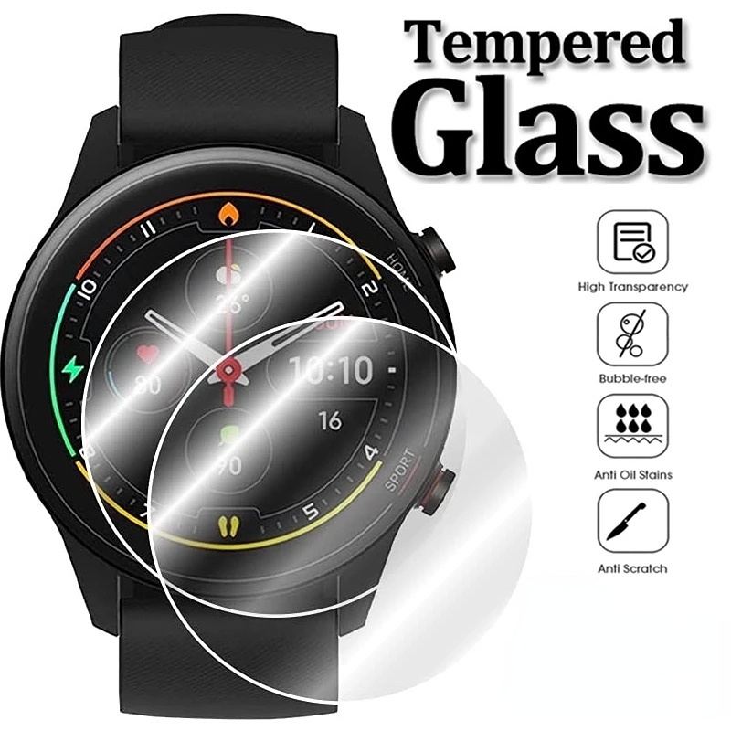 Pelindung Layar Tempered Glass Anti Gores Transparan Ultra Tipis Untuk Xiaomi Watch S1 Pro