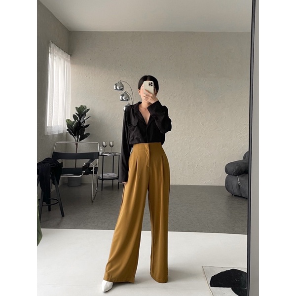 SIVALI Maia Pants - Cullote Loose Pants - Trousers Pants - Celana Panjang Wanita