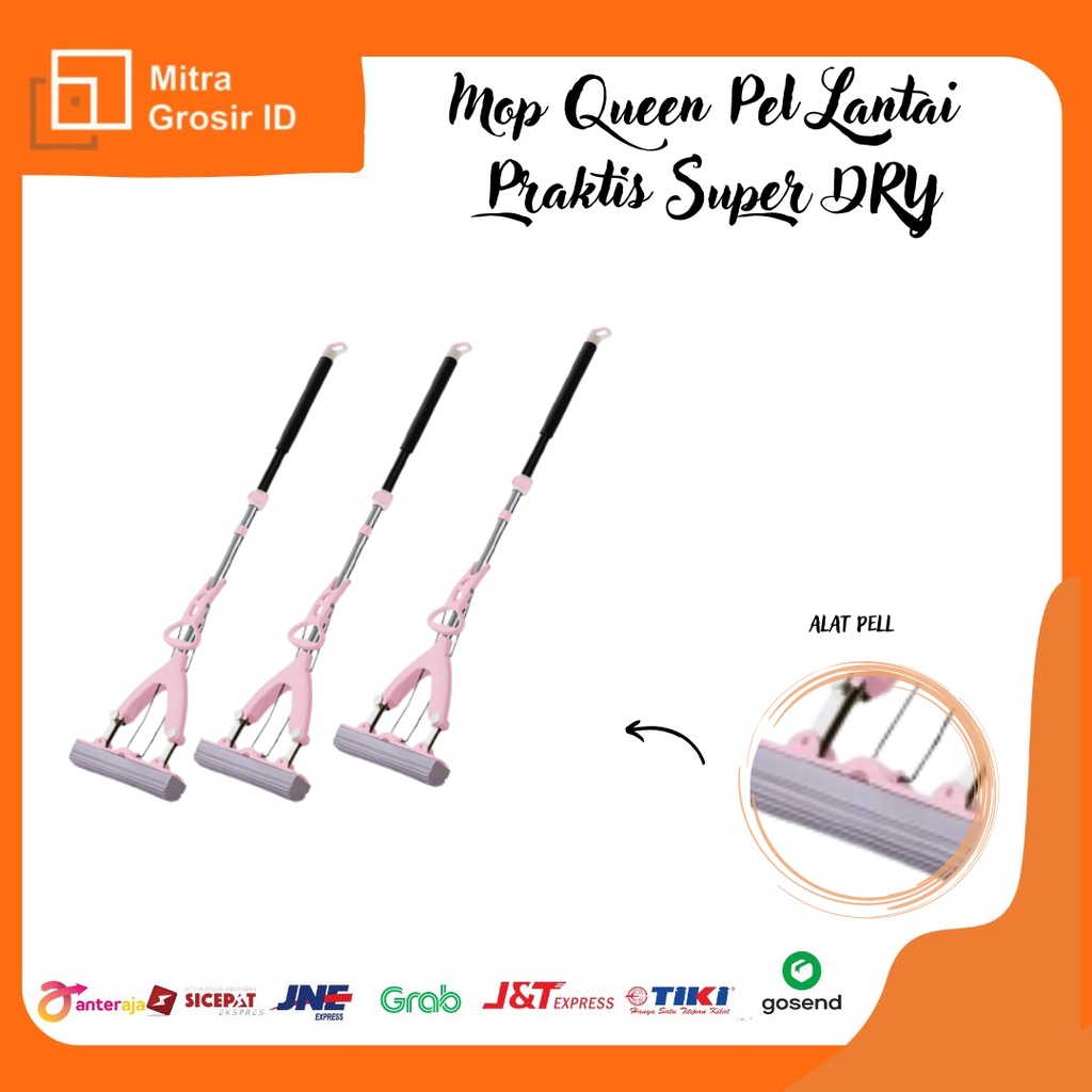 MOP QUEEN PEL LANTAI PRAKTIS SUPER DRY