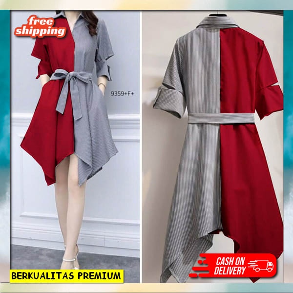 Thunik Wsnita Murah Tuhniq Wanita Casual Long Tuniq Fashion Remaja Baju Atasan Tunik Bj Mididres Kon