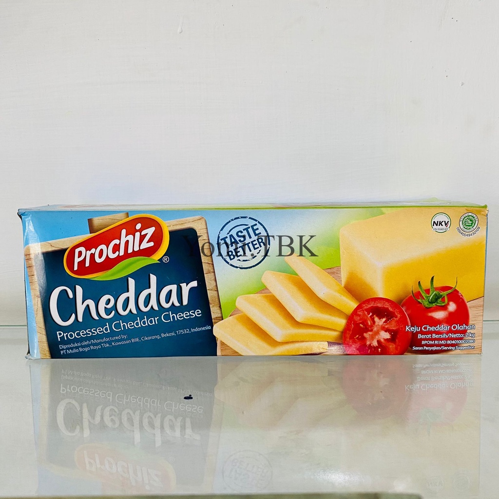 

PROCHIZ Cheddar Cheese/Keju Prochis Balok/Keju Cheddar Balok - 2kg