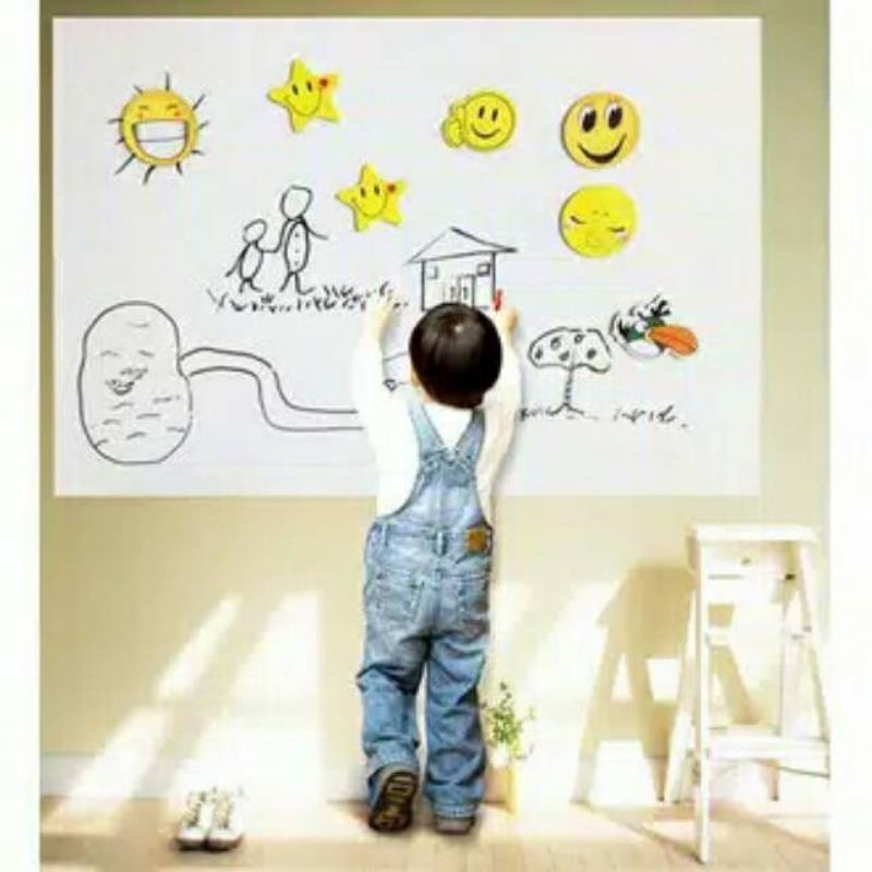 

Sticker White Board Papan Tulis Sticker 45x200cm