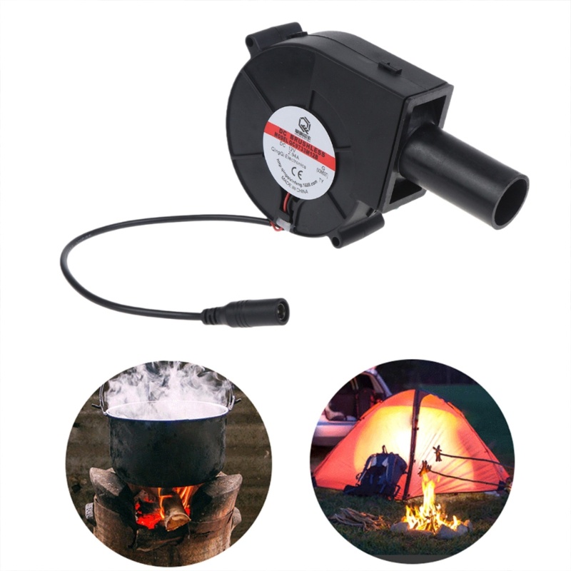 Vivi Outdoor Speed-regulating BBQ Fan Air Blower 12V 2.94A Aliran Udara Kipas BBQ Listrik Masak Luar Ruangan Camping Tools Acces