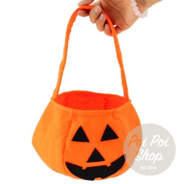 

Kostum Labu Halloween Anak dan Dewasa Cosplay Pumpkin Haloween - Tas Labu