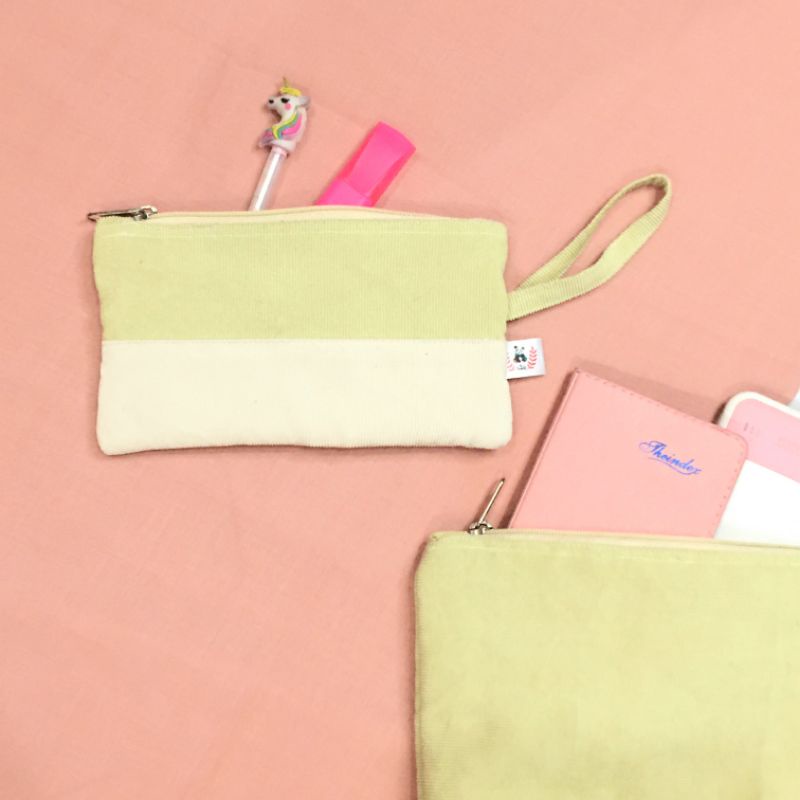 Pouch Bag Dompet Kecil Pencil Case &amp; Beauty Storage