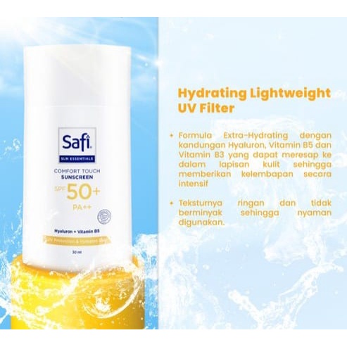 SAFI SUN ESSENTIALS COMFORT TOUCH SUNSCREEN SPF 50+ PA++