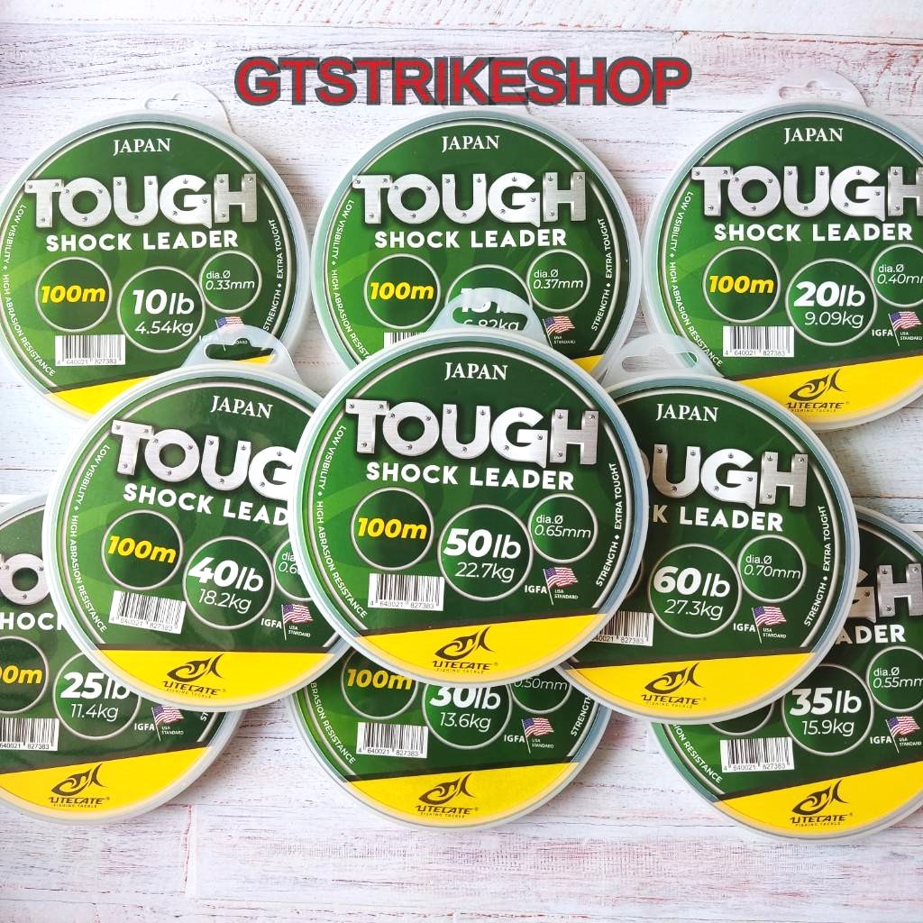 Shock Leader Tough UTECATE IGFA  Panjang100M MURAH MATERIAL FROM JAPAN