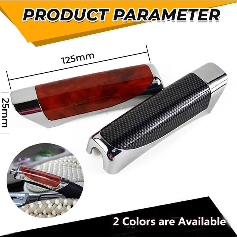 Cover Pelindung Rem Tangan Mobil Universal Bahan Serat Karbon Anti Slip Tahan Lama