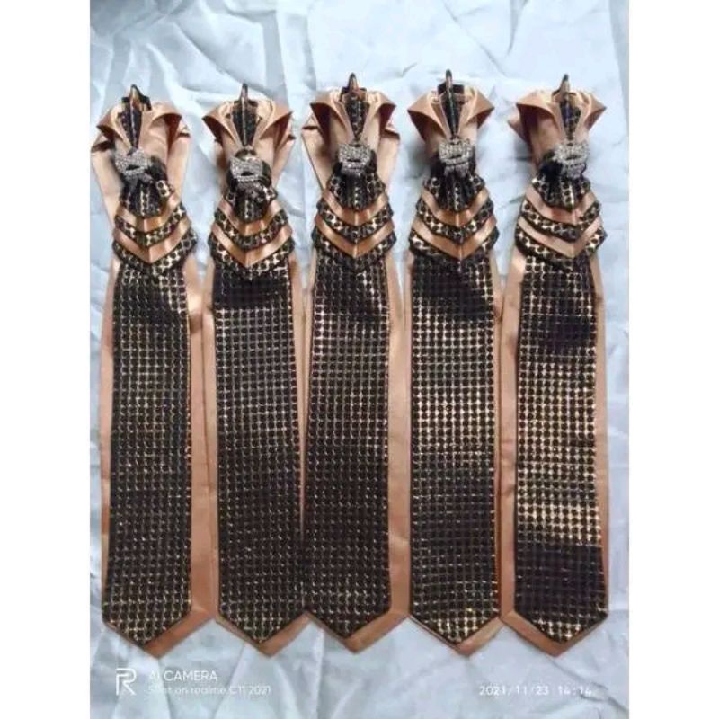 DASI PENGANTIN / DASI PRIA MODEL PANJANG FREE BROSS