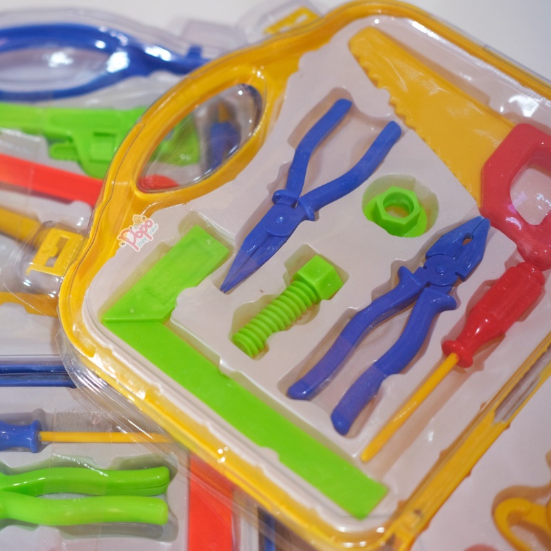 MAINAN EDUKASI ANAK KOPER TOOLS SET/ MAINAN PERTUKANGAN SET