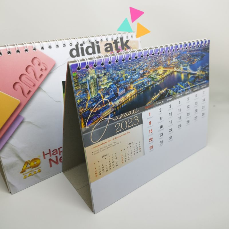 

Kalender Meja Standar 2023 AO 906 Tema Ibu Kota Dunia