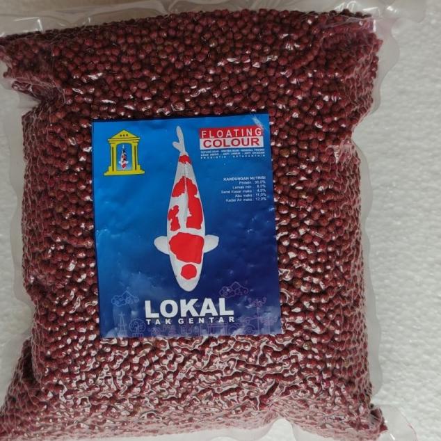 PAKAN IKAN KOI LOKAL TAK GENTAR LTG 1KG 1 KG - COLOUR